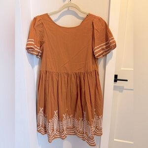 Size XXS madewell dusty orange dress